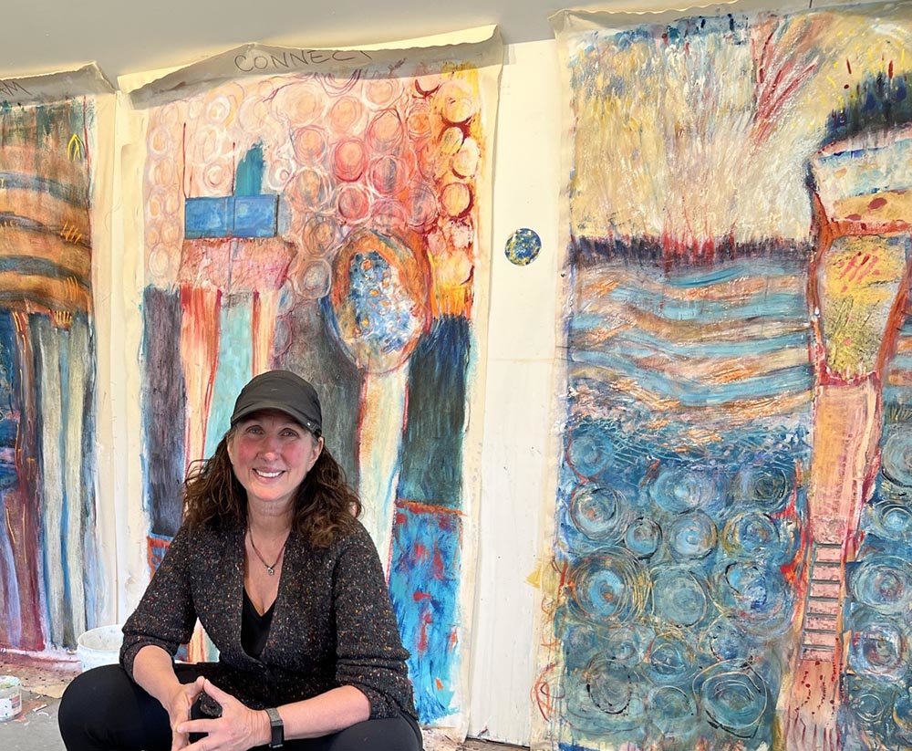 “Evocative Abstractions” Art Show by Marcy Elise Bernstein runs through November at Gardiner Library. The reception is Sunday, October 23 at 4 p.m.